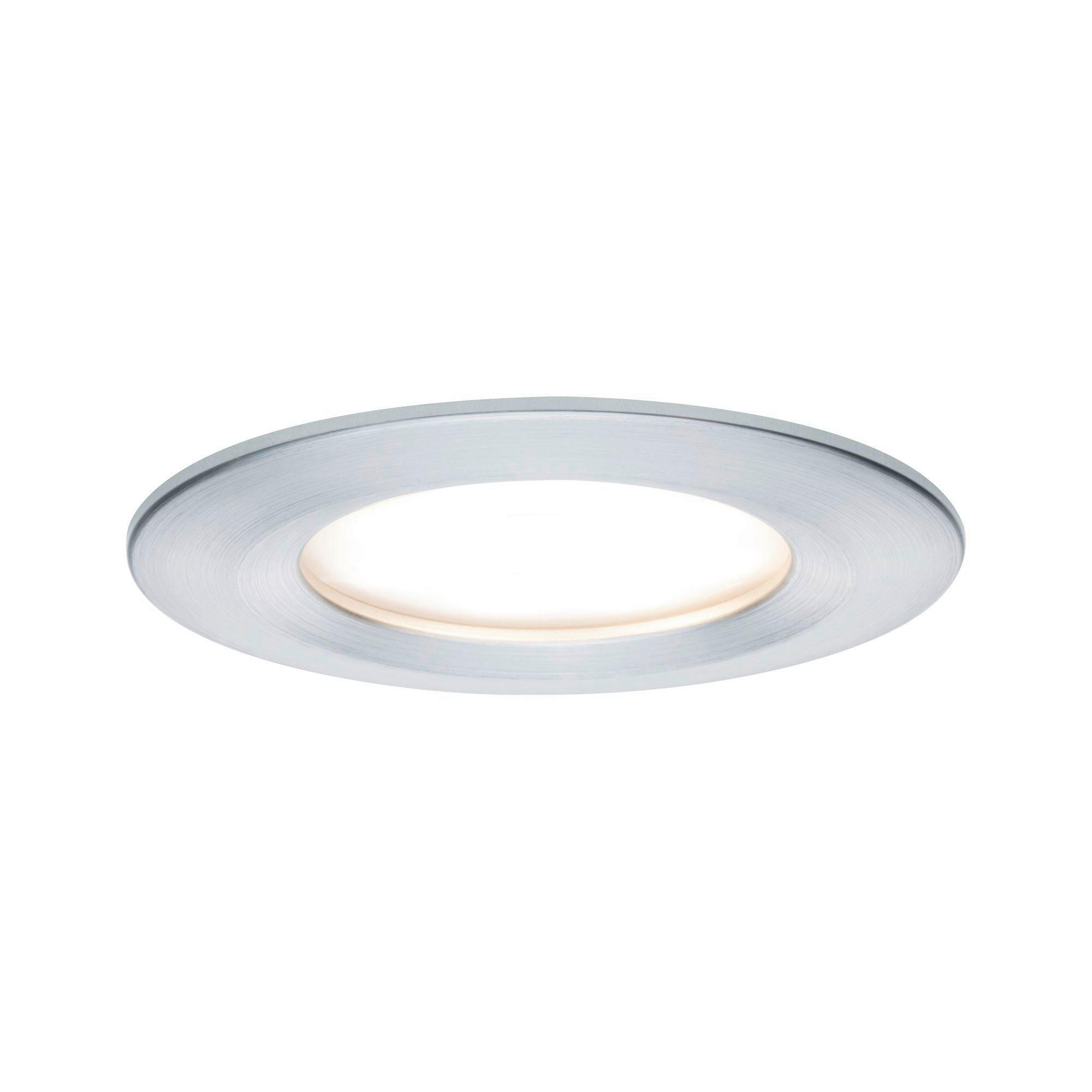 LED-DECKENLEUCHTE  - Alufarben, Basics, Metall (7,8cm) - Paulmann