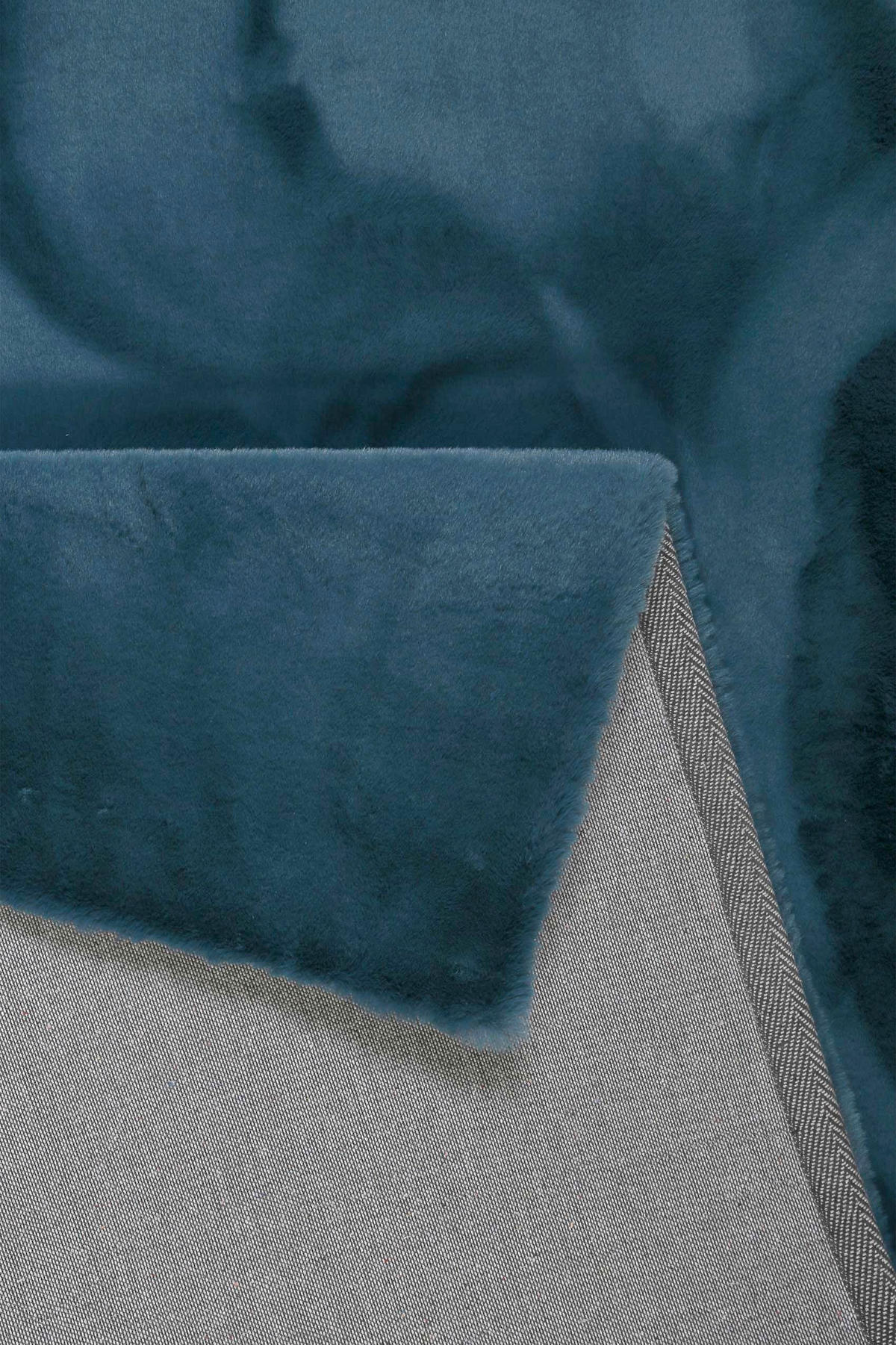HOCHFLORTEPPICH 70/140 cm ESP-4377-24 Petrol  - Petrol, KONVENTIONELL, Textil (70/140cm) - Esprit