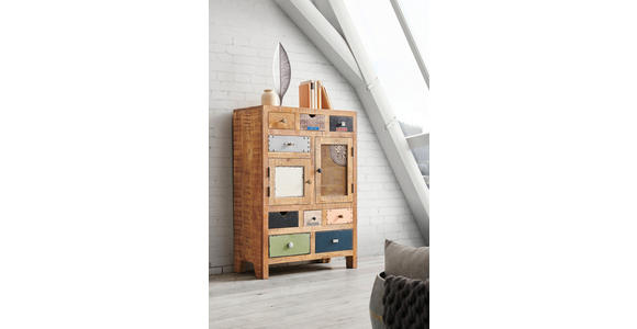 HIGHBOARD  in 80/115/40 cm  - Multicolor, LIFESTYLE, Holz/Metall (80/115/40cm) - Landscape