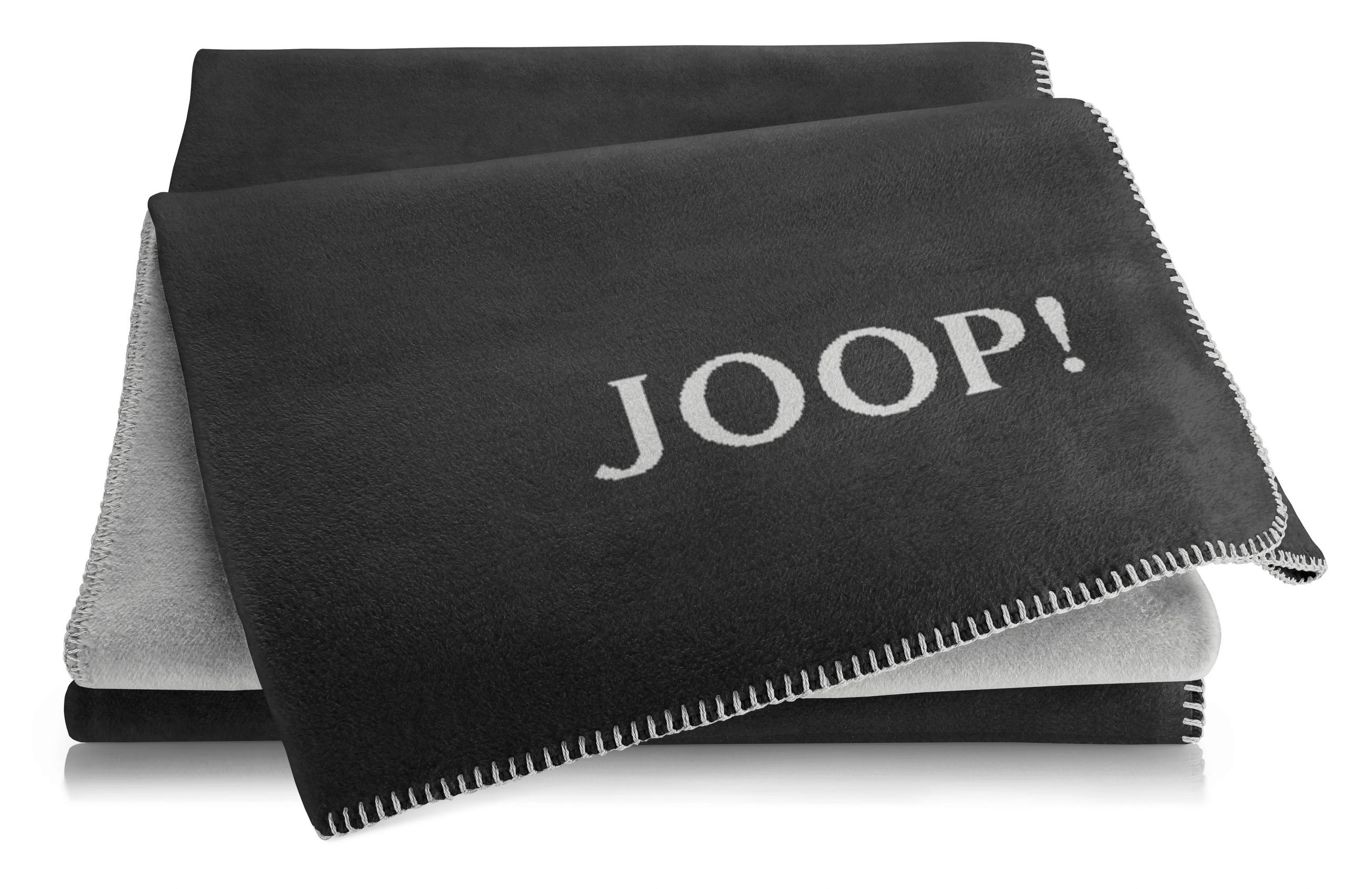 PLÉD, bavlna, 150/200 cm - sivá/antracitová, Design, textil (150/200cm) - Joop!