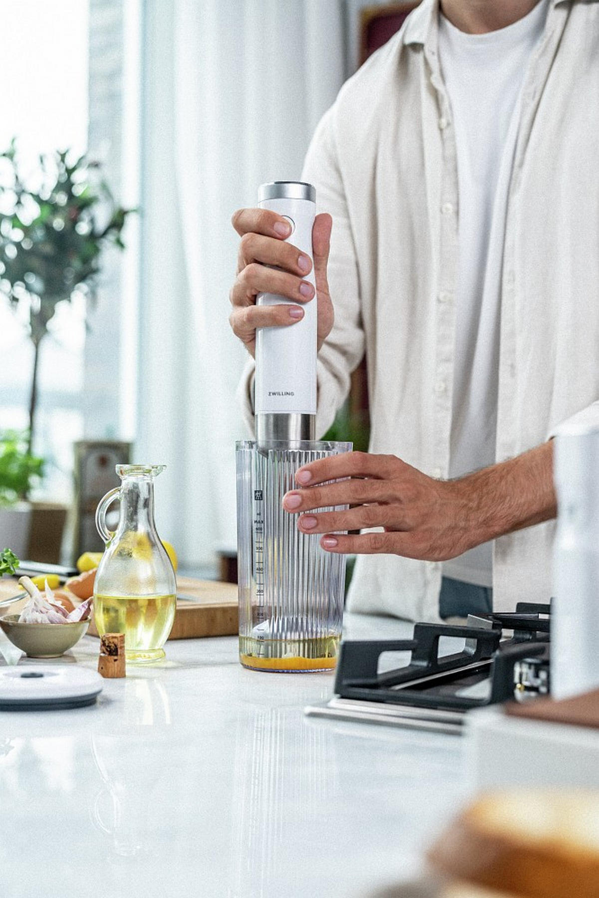 STABMIXER ENFINIGY  - Silberfarben, Basics, Kunststoff - Zwilling