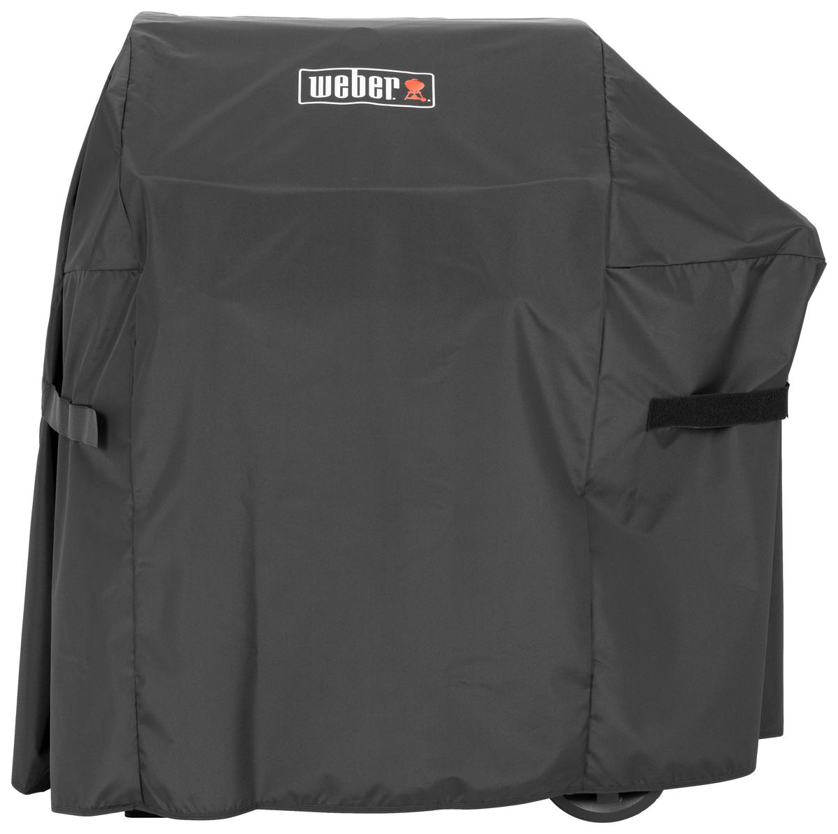 GRILLABDECKHAUBE 45/107/130 cm  - Schwarz, Basics, Kunststoff (45/107/130cm) - Weber Grill