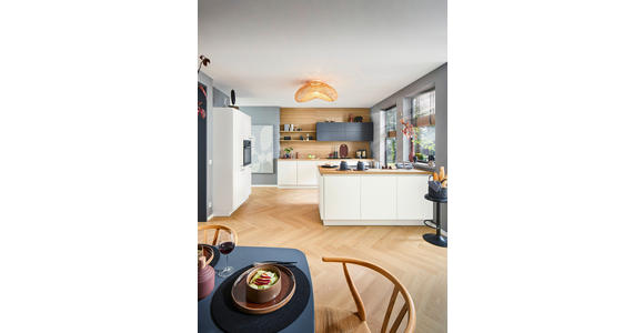 EINBAUKÜCHE - Weiß, Design, Holzwerkstoff - Dieter Knoll