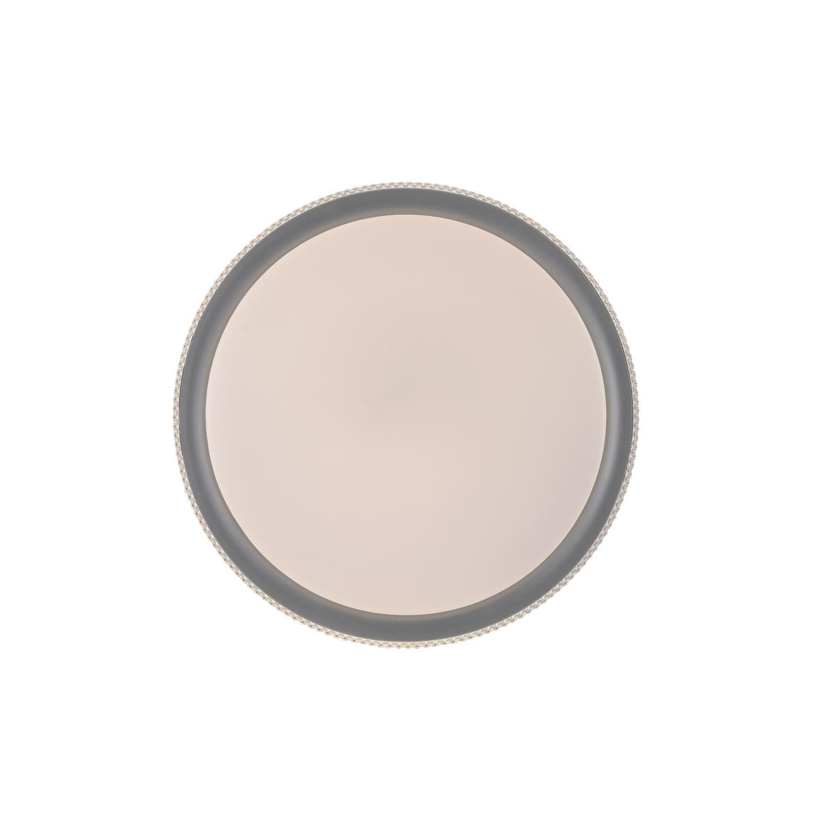 LED-DECKENLEUCHTE Lola Smart  Smart 51/51/9 cm   - Silberfarben/Weiß, Design, Kunststoff/Metall (51/51/9cm)