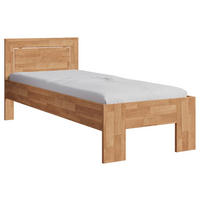 BETT 90/200 cm  in Eichefarben  - Eichefarben, Natur, Holz (90/200cm) - Linea Natura