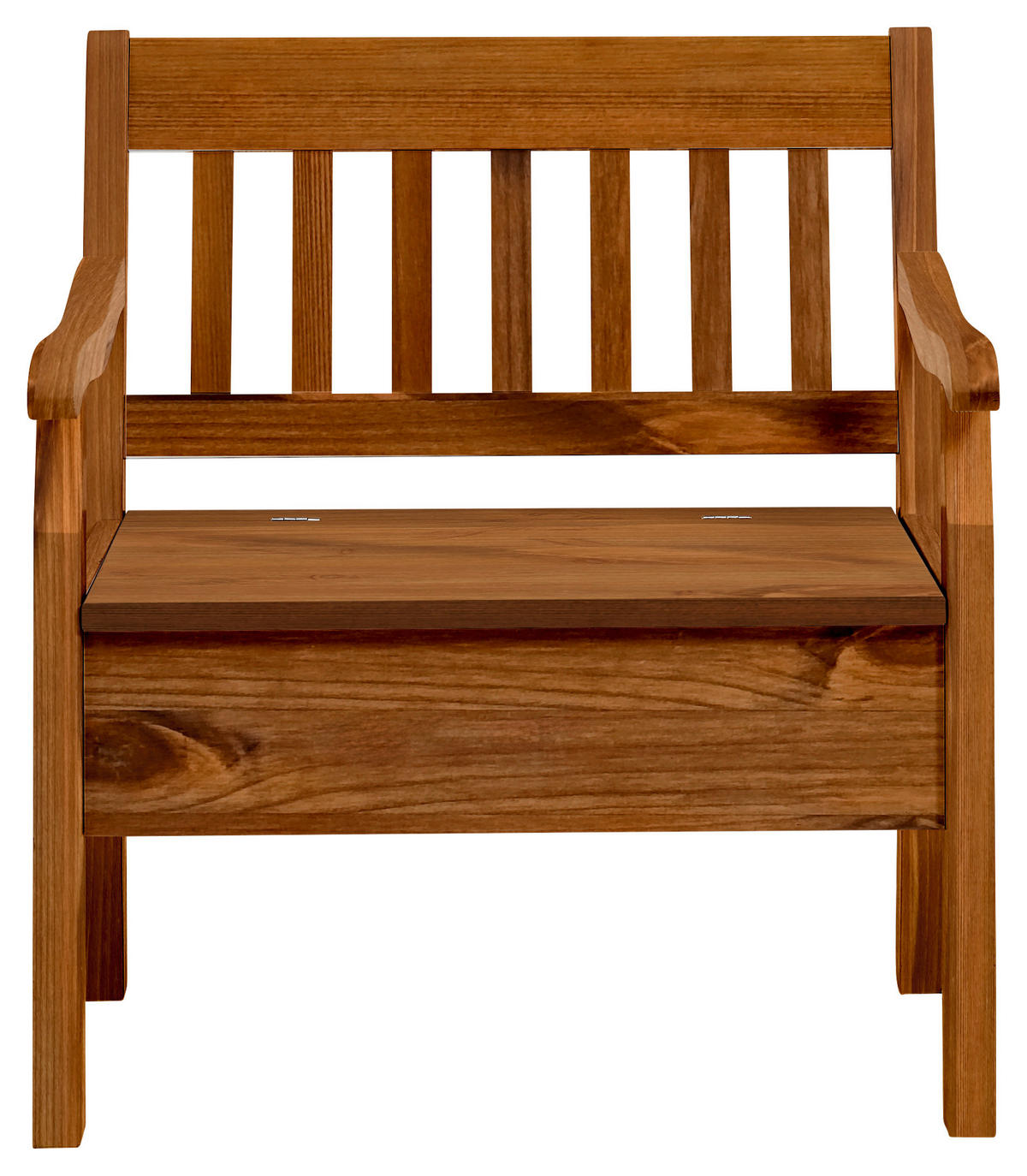 SITZBANK 83/93/58 cm Bernsteinfarben Kiefer massiv  - Bernsteinfarben, ROMANTIK / LANDHAUS, Holz (83/93/58cm) - Boxxx