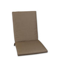 SESSELAUFLAGE Uni  - Hellbraun, Design, Textil (50/4/109cm)