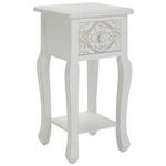 BLUMENSÄULE in Holz, Holzwerkstoff  - Weiß, ROMANTIK / LANDHAUS, Holz/Holzwerkstoff (30,5/60,5/30,5cm) - Landscape