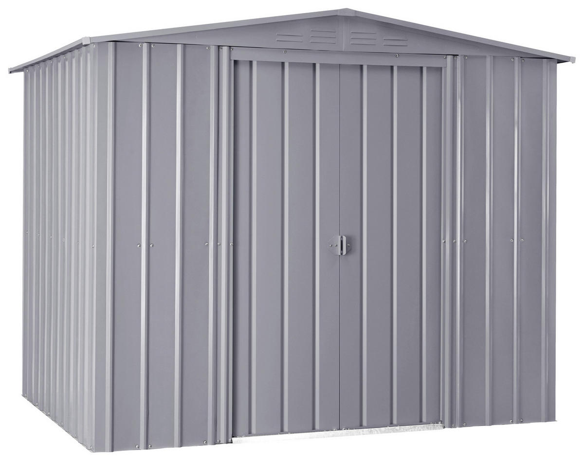 GERÄTEHAUS 247/198/245 cm  - Silberfarben, Basics, Metall (247/198/245cm)