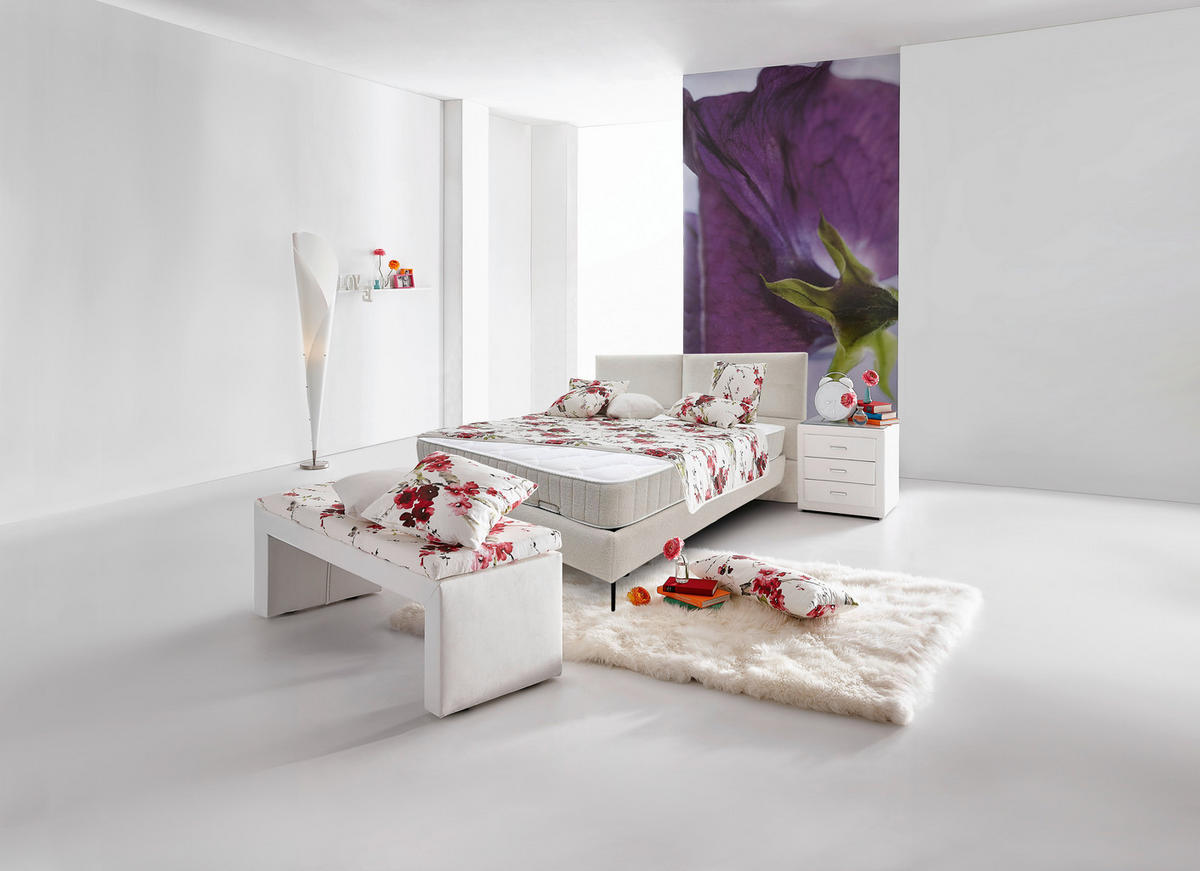 POSTELJA Z VZMETNICO   x  , les, kovina  - Moderno, kovina/les (180/200cm) - Hom`in