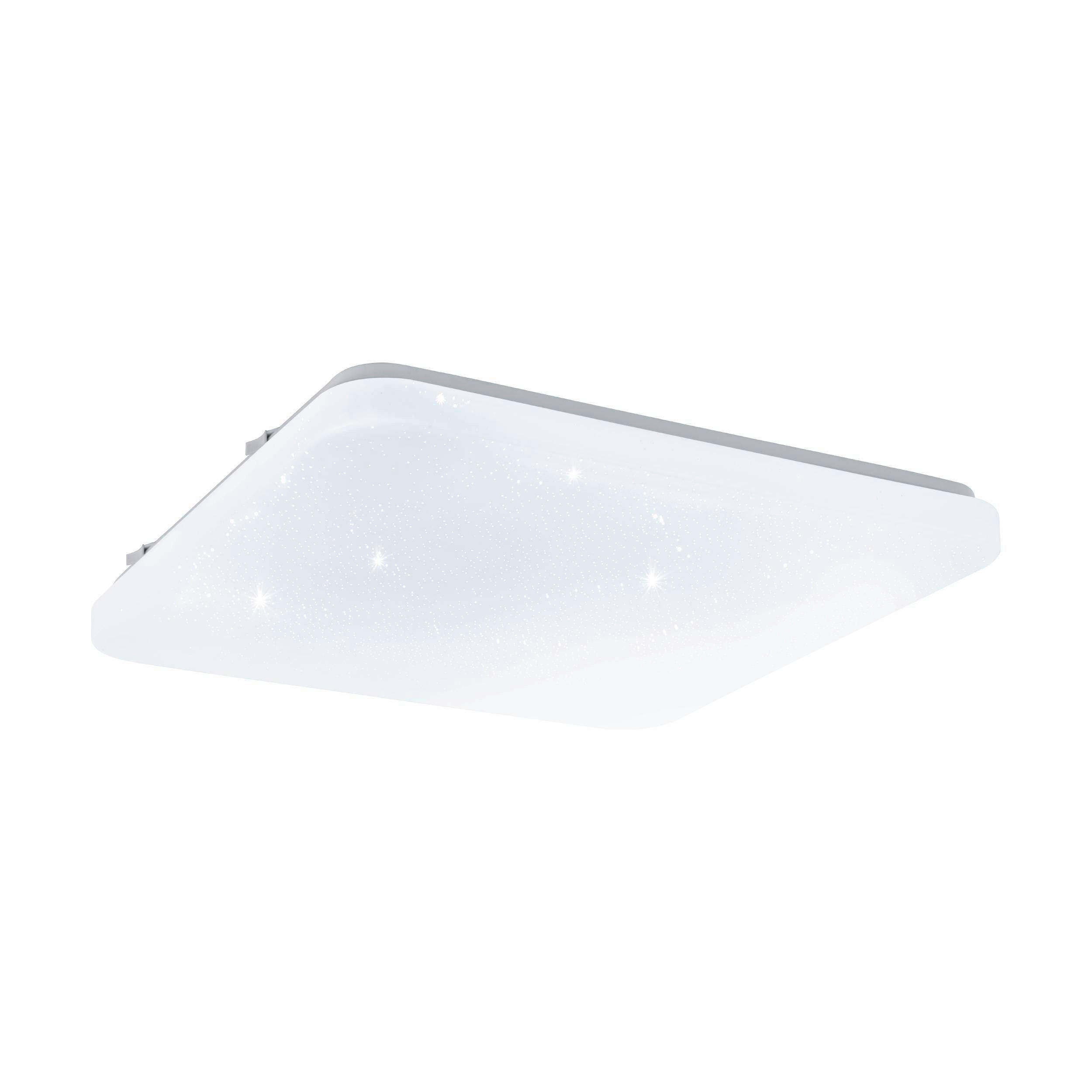 PLAFONIERĂ CU LED - alb, Basics, plastic/metal (33/33/7cm)