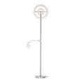 LED-DECKENFLUTER 40/180 cm    - Weiß/Nickelfarben, KONVENTIONELL, Kunststoff/Metall (40/180cm) - Dieter Knoll