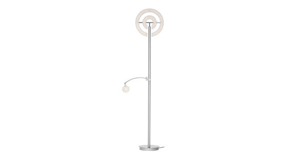 LED-DECKENFLUTER 40/180 cm    - Weiß/Nickelfarben, KONVENTIONELL, Kunststoff/Metall (40/180cm) - Dieter Knoll