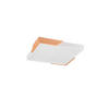 LED-DECKENLEUCHTE    31,5/31,5/3,5 cm  - Weiss, Natur, Holz/Kunststoff (31,5/31,5/3,5cm)