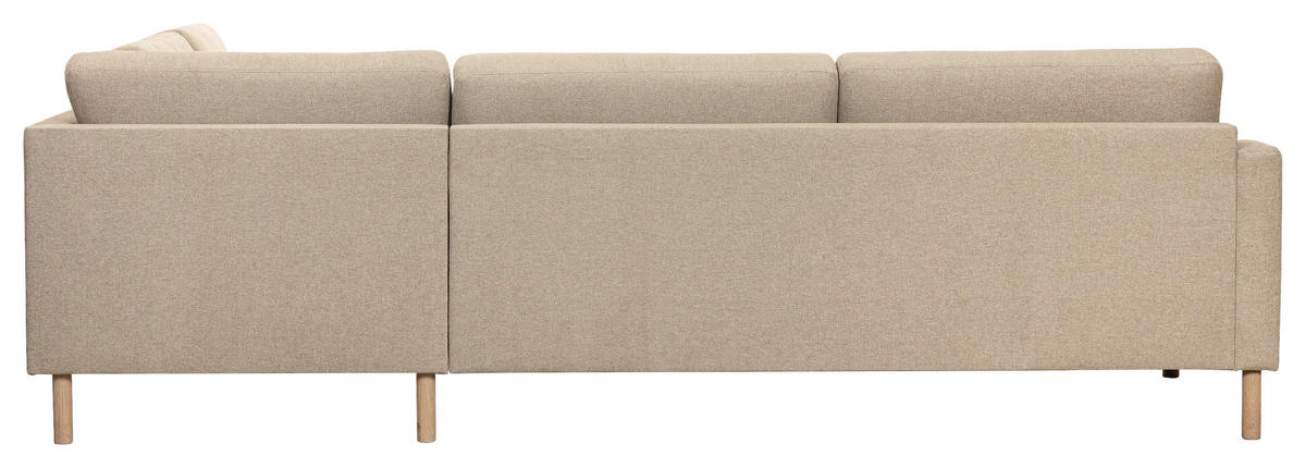 SOFFA i beige  - ek Bianco/beige, Design, metall/trä (229/85/92-182cm) - Pure Home Comfort