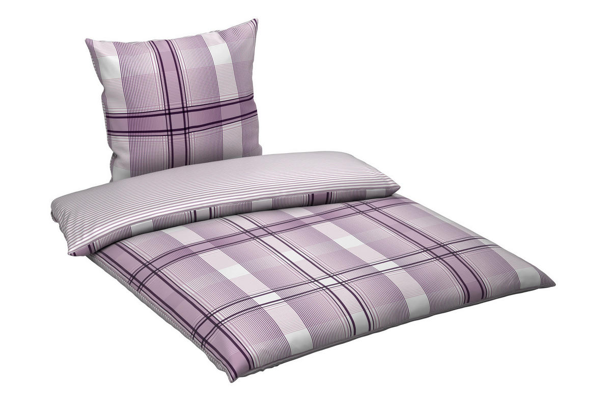 WENDEBETTWÄSCHE 200/200 cm  - Mauve, Textil (200/200cm) - Novel