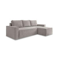 KUTNA GARNITURA tekstil  siva, bijela   - bijela/siva, Design, tekstil/plastika (250/156cm) - MID.YOU