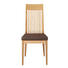 STUHL Wildeiche massiv Braun, Eichefarben - Eichefarben/Braun, Design, Holz/Textil (45/102/60cm) - Venjakob
