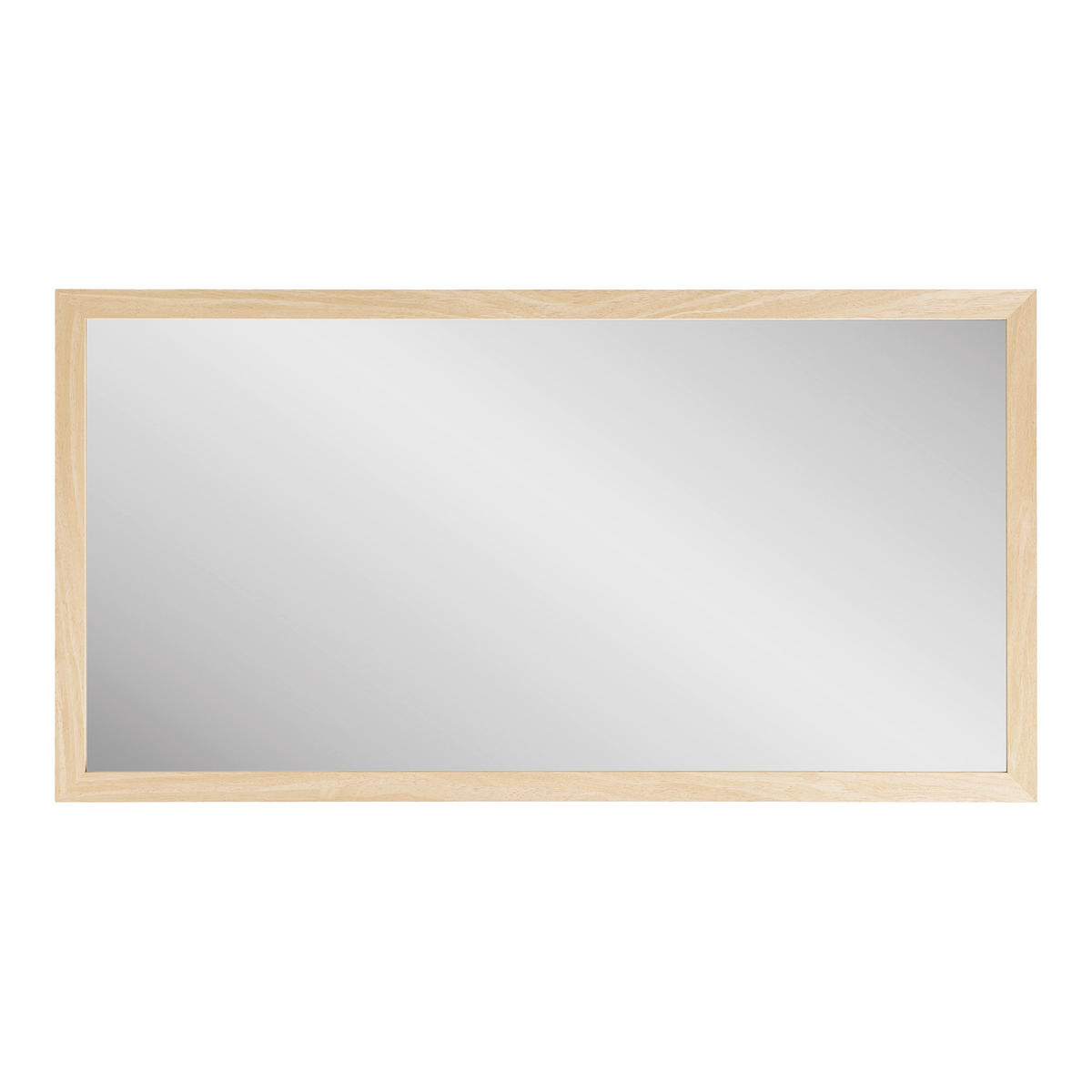 WANDSPIEGEL 45/75/2,5 cm    in rechteckig  - Klar/Naturfarben, Basics, Glas/Holzwerkstoff (45/75/2,5cm)