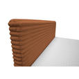 BOXBETT 160/200 cm  in Rostfarben  - Rostfarben/Schwarz, Design, Holz/Holzwerkstoff (160/200cm) - Xora