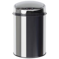 ODPADKOVÝ KOŠ  9 l - černá/barvy nerez oceli, Trend, kov/plast (24,5/37,5cm) - Echtwerk