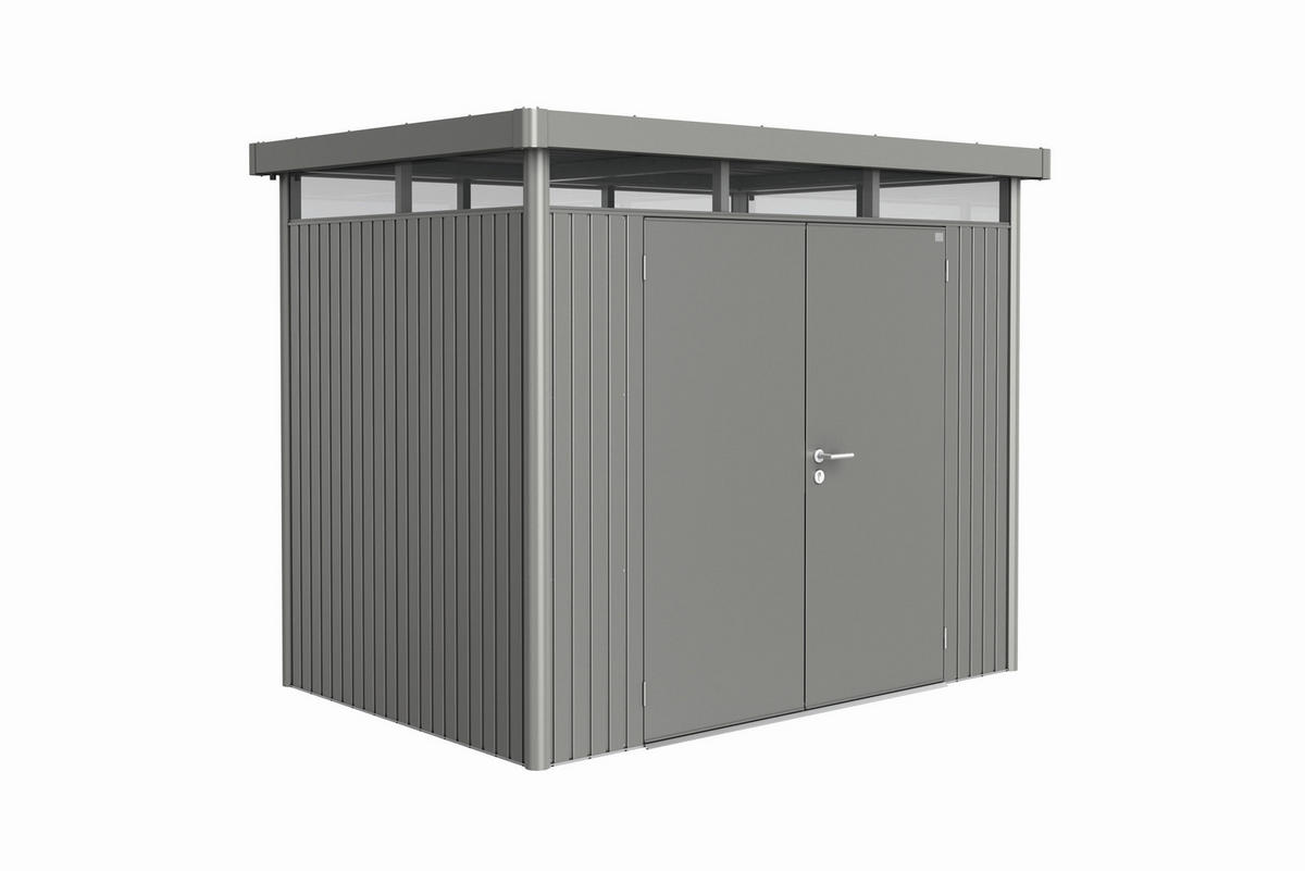 GERÄTESCHRANK - Grau, Design, Metall (275/222/195cm) - Biohort