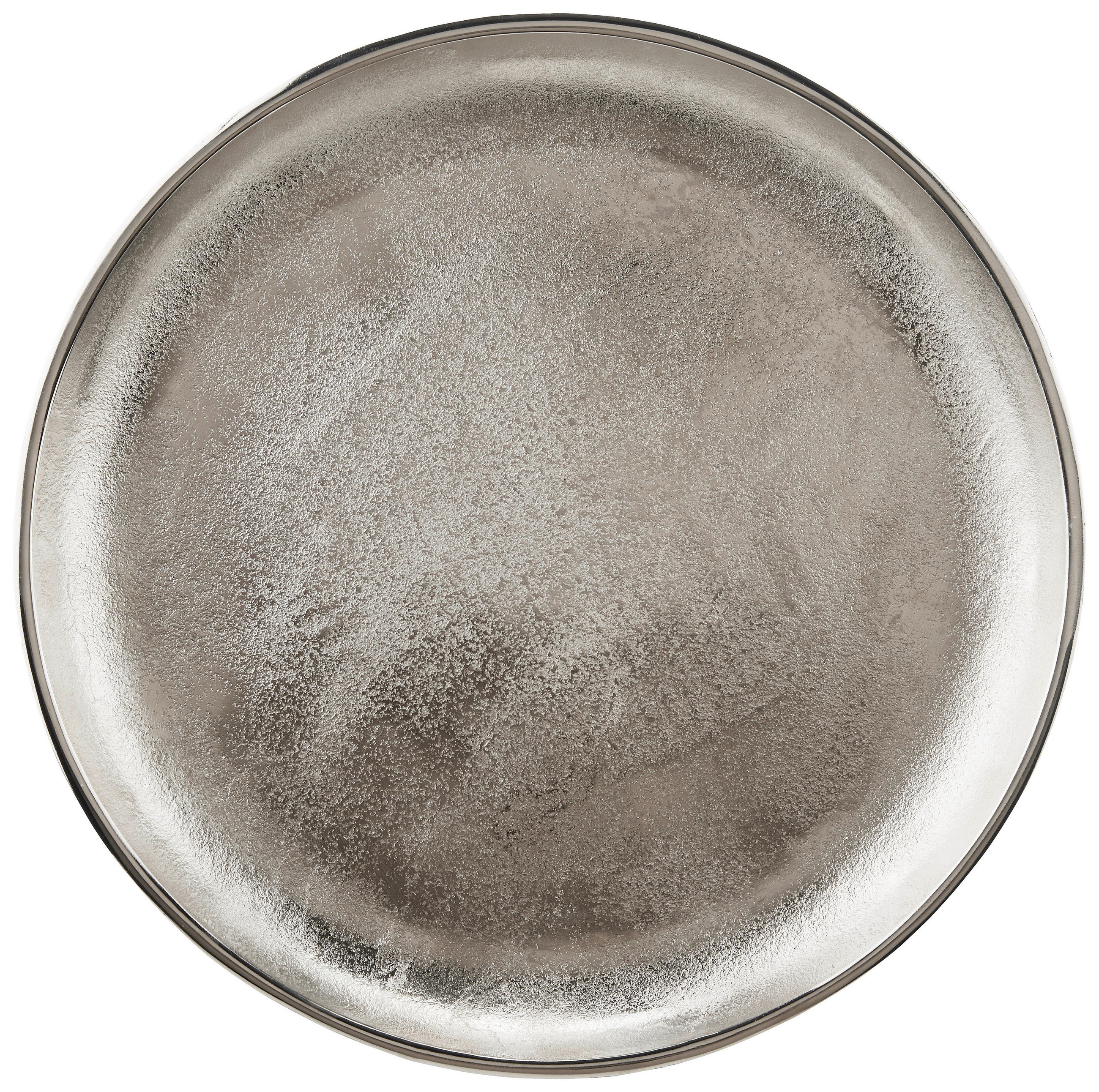 DEKORAČNÍ MISKA - barvy niklu, Design, kov (35cm) - Ambia Home