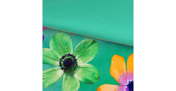 WENDEBETTWÄSCHE Satin 140/200 cm  - Multicolor/Grün, Trend, Textil (140/200cm) - Esposa