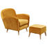 HOCKER in Textil, Holzwerkstoff Goldfarben - Goldfarben/Kieferfarben, Trend, Holz/Holzwerkstoff (47/36/47cm) - Carryhome HOCKER in Textil, Holzwerkstoff Goldfarben - Goldfarben/Kieferfarben, Trend, Holz/Holzwerkstoff (47/36/47cm) - Carryhome