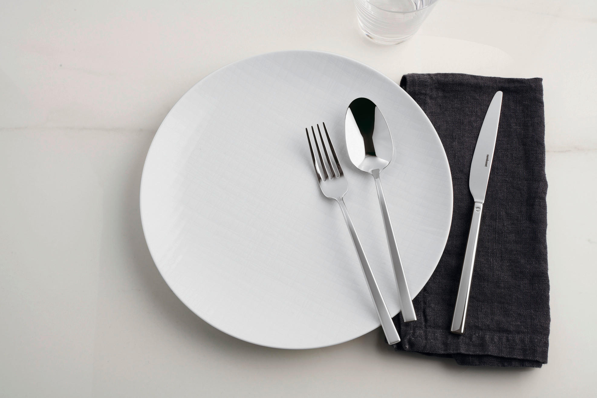 Thumbnail - Sambonet Besteckset Rock, Edelstahl, Metall, 60-teilig, lebensmittelecht, Essen & Trinken, Besteck, Besteck-Sets