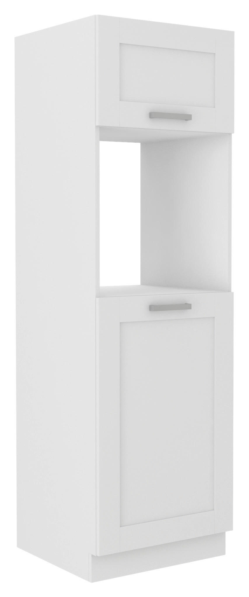 Backofenumbauschrank Luisa B: 60 cm Weiß