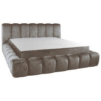 POLSTERBETT Lattenrost, Bettkasten Braun 180/200 cm  - Birkefarben/Schwarz, Trend, Holz/Kunststoff (180/200cm) - Esposa