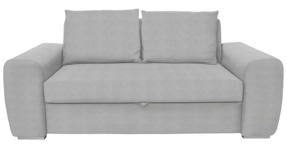 SCHLAFSOFA in Hellgrau  - Chromfarben/Hellgrau, Design, Holz/Textil (199/92/97cm) - Hom`in