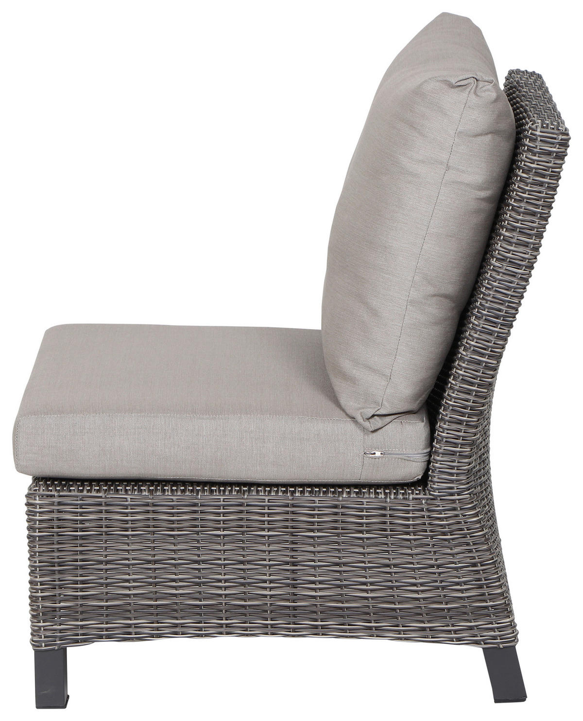 LOUNGEGARNITUR 5-teilig   83/103/160 cm Aluminium  - Grau, Basics, Keramik/Kunststoff (83/103/160cm) - Siena Garden