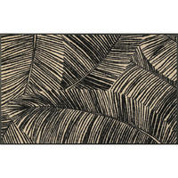 LÄUFER 75/120 cm Fernetic  - Beige/Schwarz, Basics, Kunststoff/Textil (75/120cm) - wash+dry