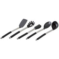 SET KUHINJSKOG PRIBORA - srebrna/crna, Osnovno, metal/plastika - Johann Lafer
