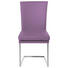SCHWINGSTUHL Echtleder Lila - Lila, Design, Leder/Metall (47/95/57cm) - MUSTERRING