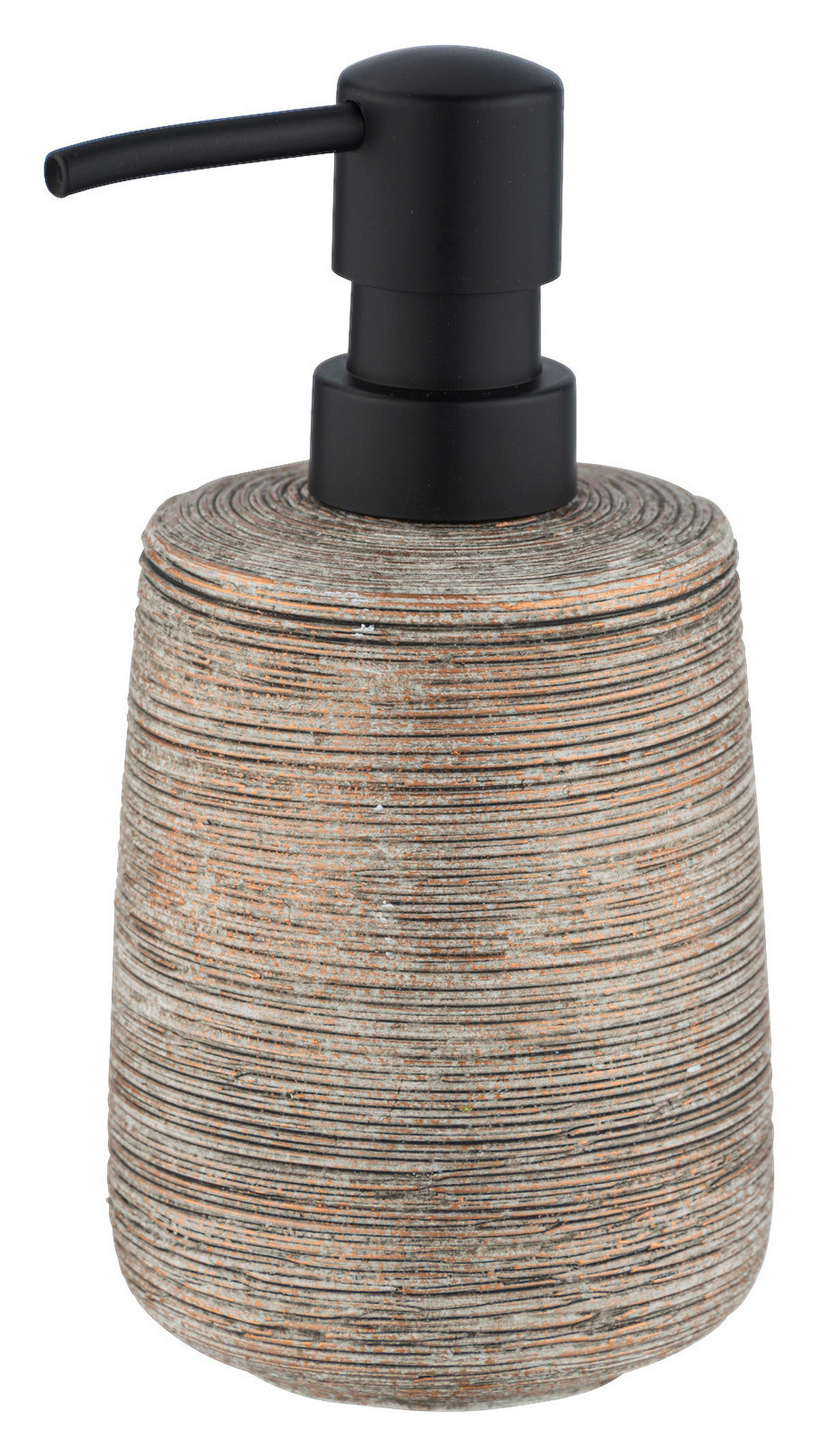 SEIFENSPENDER FEDIO  - Beige/Goldfarben, Basics, Keramik (8,5/17/8,5cm) - Wenko