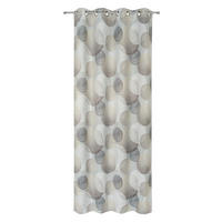ZÁVĚS S OČKY, neprůsvitné, 135/245 cm - přírodní barvy, Basics, textil (135/245cm) - Esposa