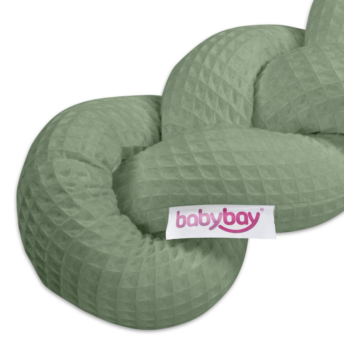 NESTCHENSCHLANGE  280/13/13 cm   - Jadegrün, Basics, Textil (280/13/13cm) - Babybay