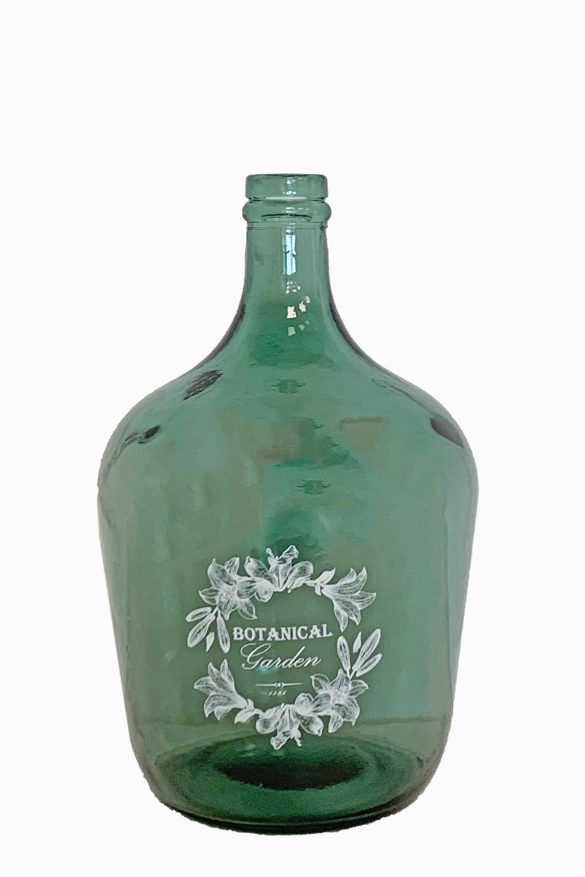 VÁZA, sklo, 30 cm - zelená, Basics, sklo (18/30cm)