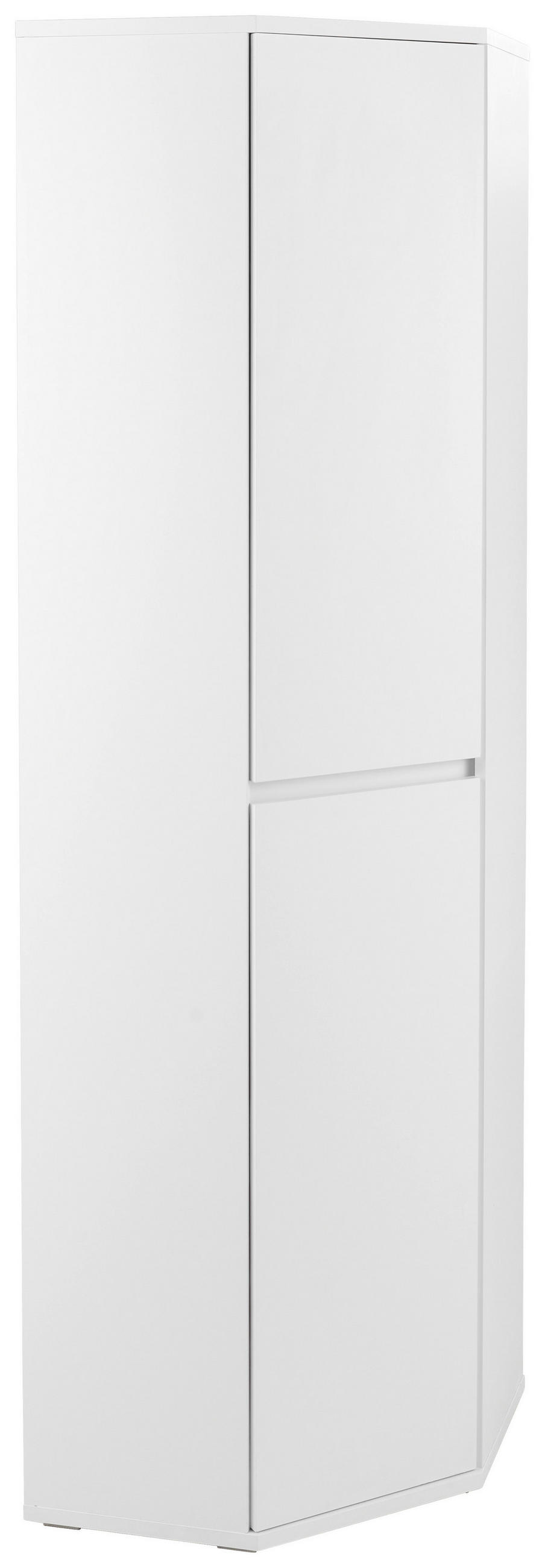 ECKSCHRANK Weiß - Weiß, KONVENTIONELL, Holzwerkstoff (60/210/60cm) - Xora
