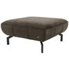 HOCKER Webstoff Dunkelgrün  - Dunkelgrün/Schwarz, Design, Textil/Metall (83/44/83cm) - LOOKS by W.Joop