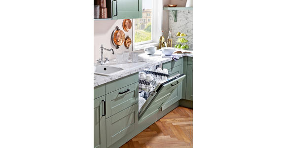 EINBAUKÜCHE   - Grün, LIFESTYLE, Holzwerkstoff - Novel