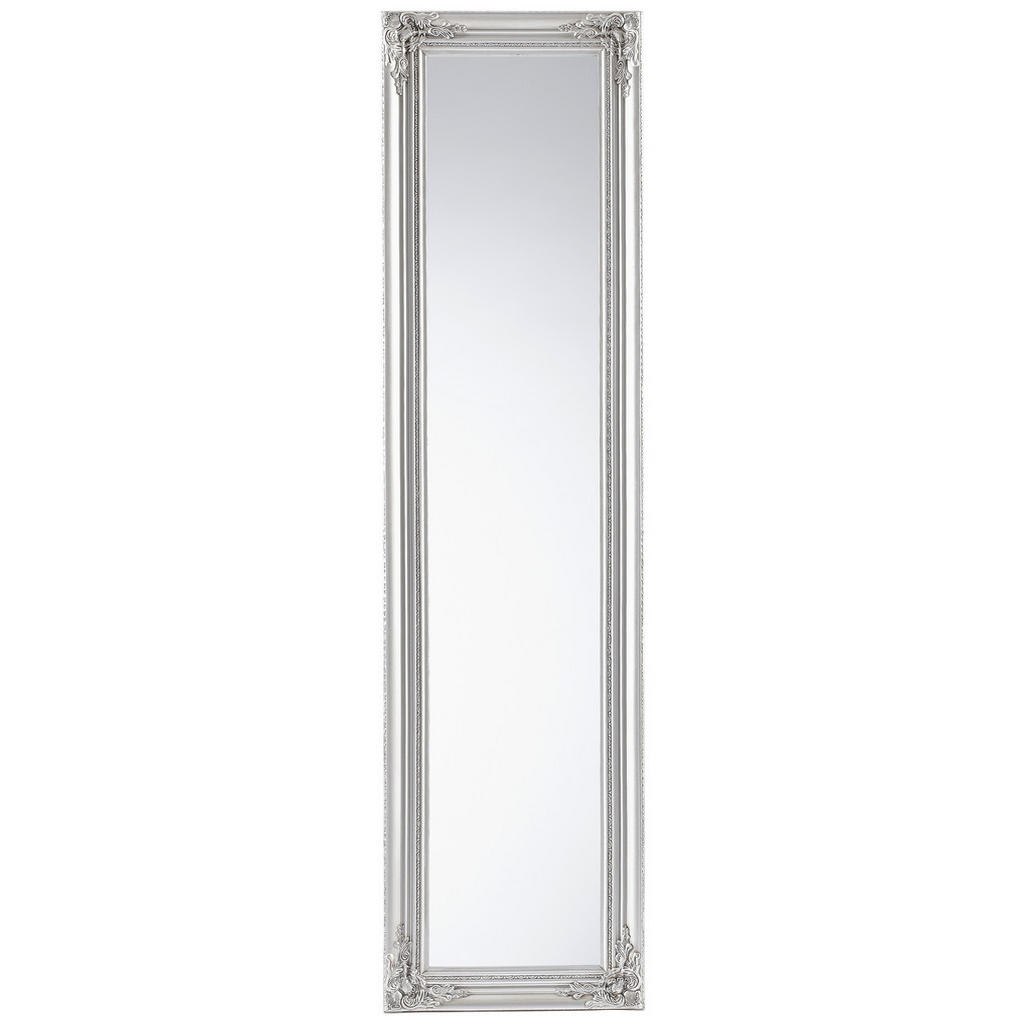 Thumbnail - Carryhome Standspiegel, Silber, Holz, Glas, Eukalyptusholz, massiv, rechteckig, 44x168x5 cm, Ganzkörperspiegel, Spiegel,...