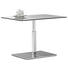COUCHTISCH rechteckig Chromfarben - Chromfarben, Design, Glas/Kunststoff (90/44-60/60cm)