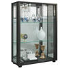 VITRINE in Schwarz  - Schwarz, Modern, Glas/Holzwerkstoff (60/80/25cm) - MID.YOU