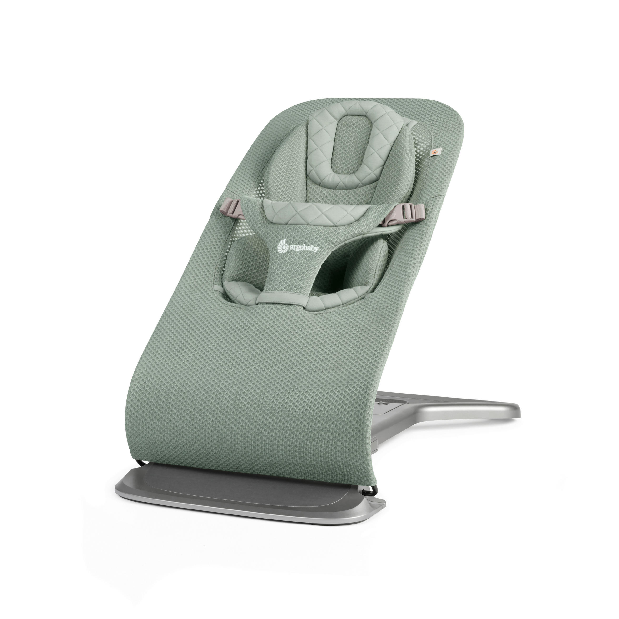 GUGALNI LEŽALNIK  EVOLVE 3U1 antracit pastelno zelena 42/56/81,3 cm - pastelno zelena/antracit, Basics, umetna masa/tekstil (42/56/81,3cm) - Ergo Baby