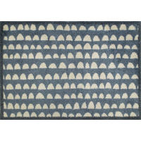 FUßMATTE 60/85 cm Priya Navy  - Blau, Design, Kunststoff/Textil (60/85cm) - wash+dry