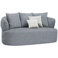 2-SITZER-SOFA in Chenille Graubraun  - Graubraun/Beige, MODERN, Kunststoff/Textil (177/86/105cm) - Hom`in